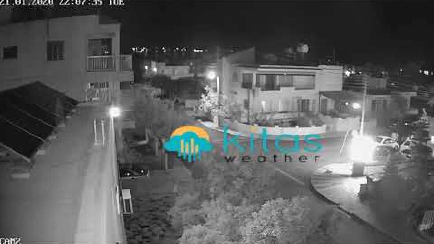 Μετέωρο 21/1/2020 από Πάφο