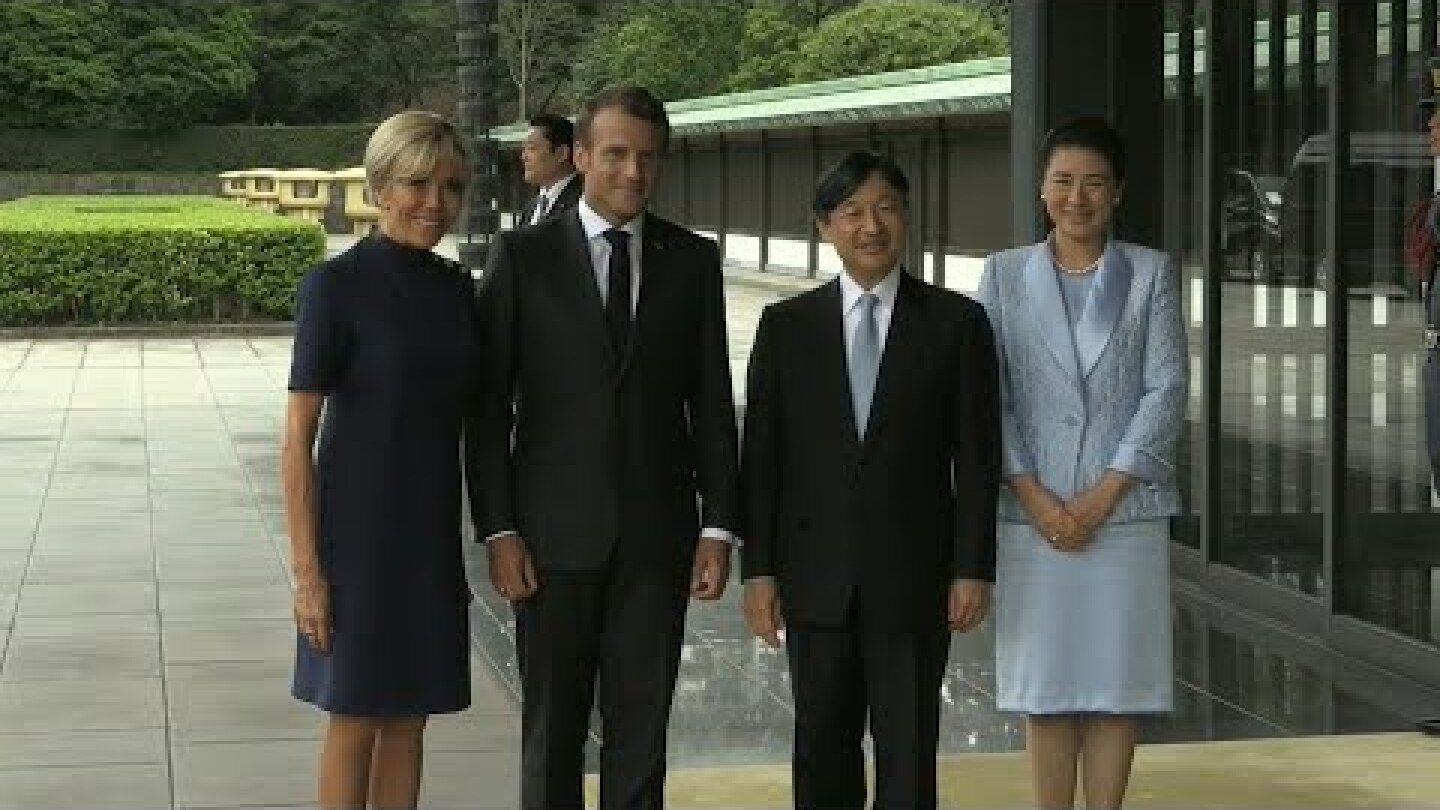 Macron meets Japan's Emperor Naruhito | AFP