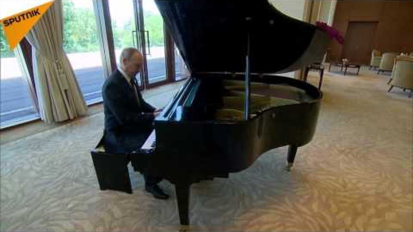 Putin Plays The Piano
