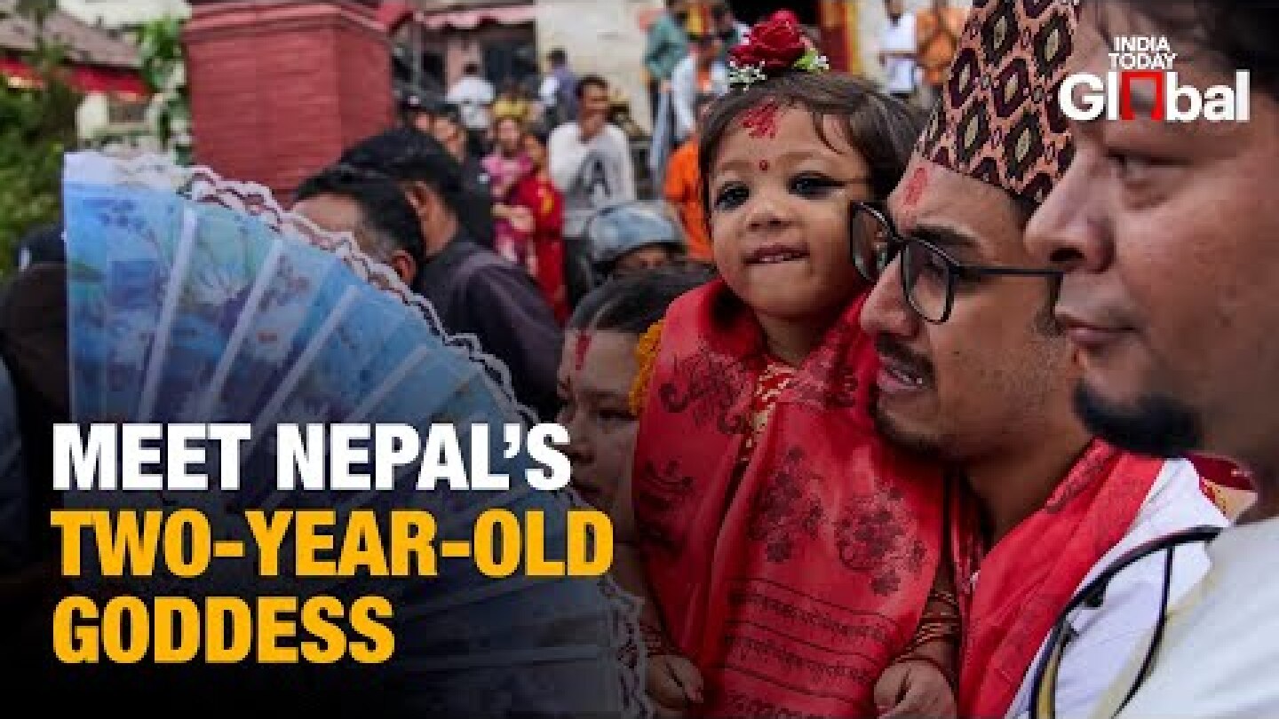 Nepal Crowns Two-Year-Old Aryatara Shakya as New Living Goddess Kumari During Dashain