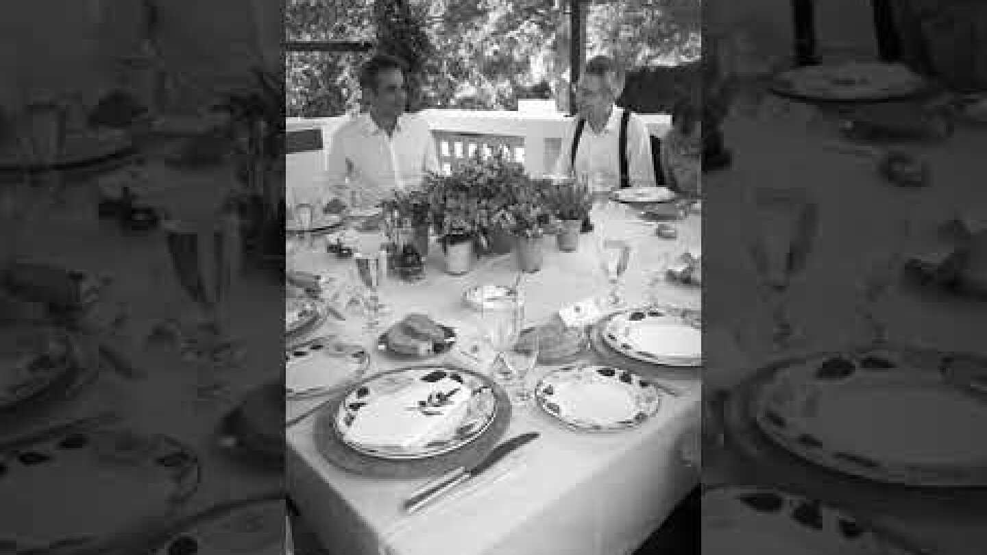Γεύμα Κυριάκου Μητσοτάκη και Μάικ Πομπέο στο πατρικό του πρωθυπουργού