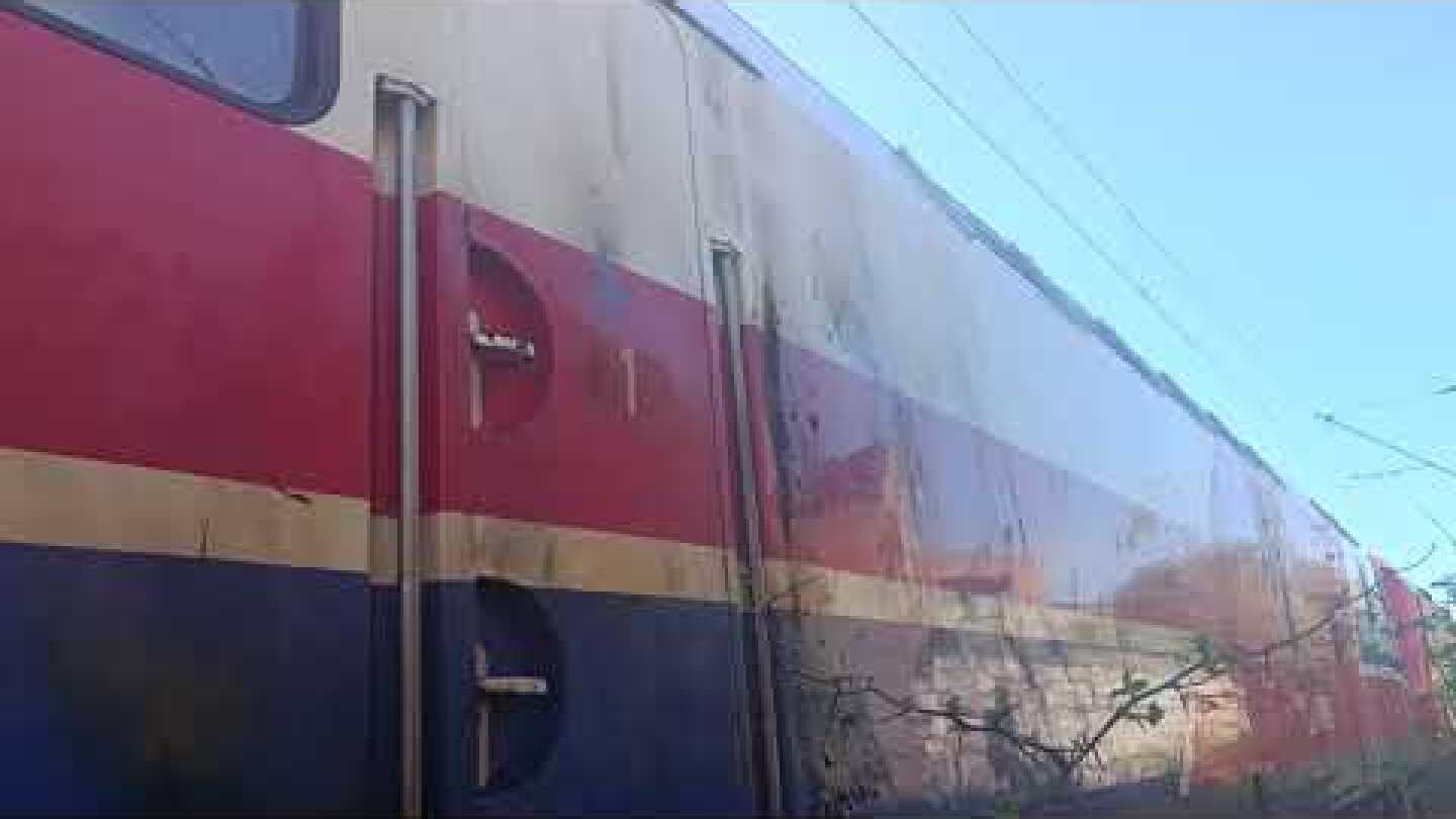 ThessToday.gr - Φθορές σε τρένο της Hellenic Train από τη φωτιά