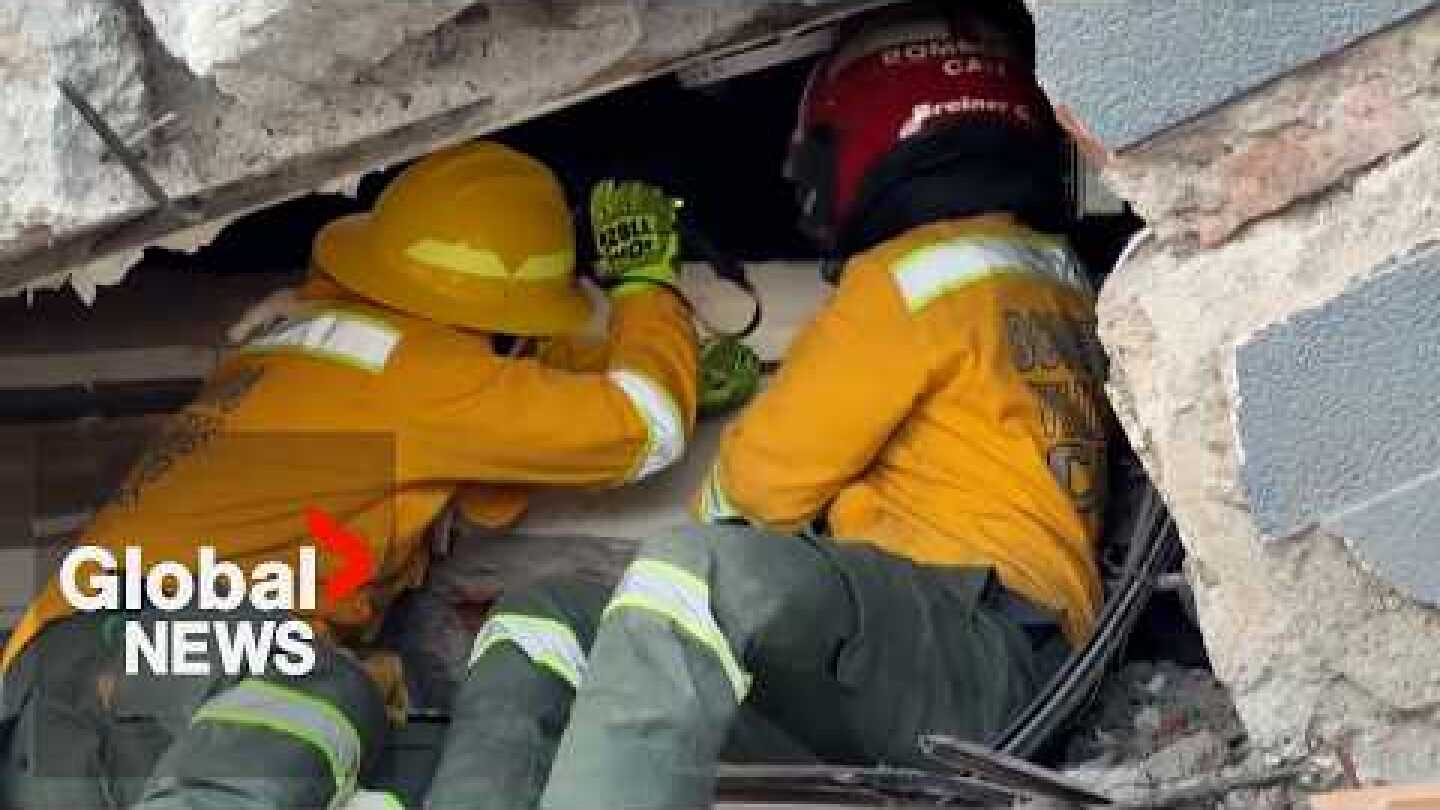 Colombia earthquake: Rescuers work to find survivors of deadly 7.4 magnitude quake