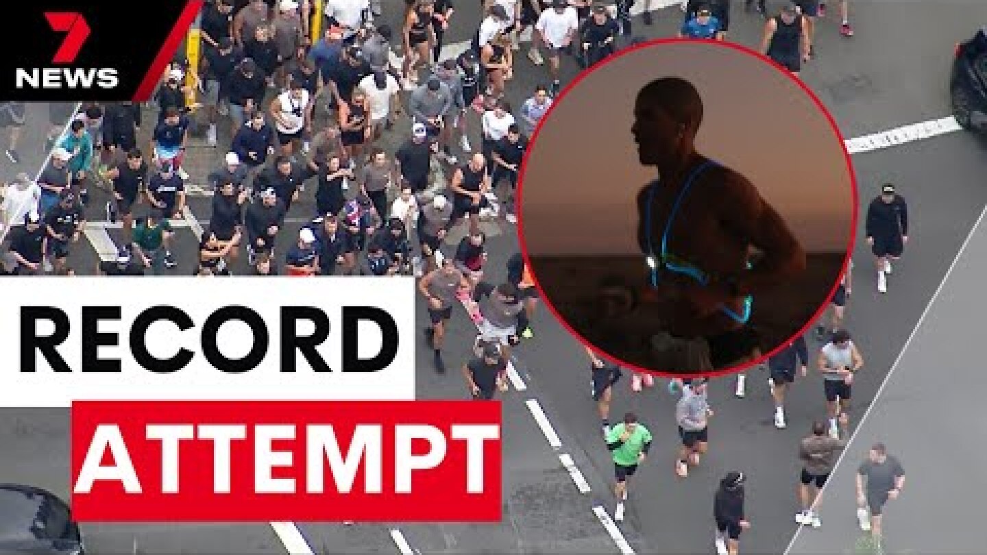 Ultra distance runner William Goodge completes epic journey across Australia | 7NEWS