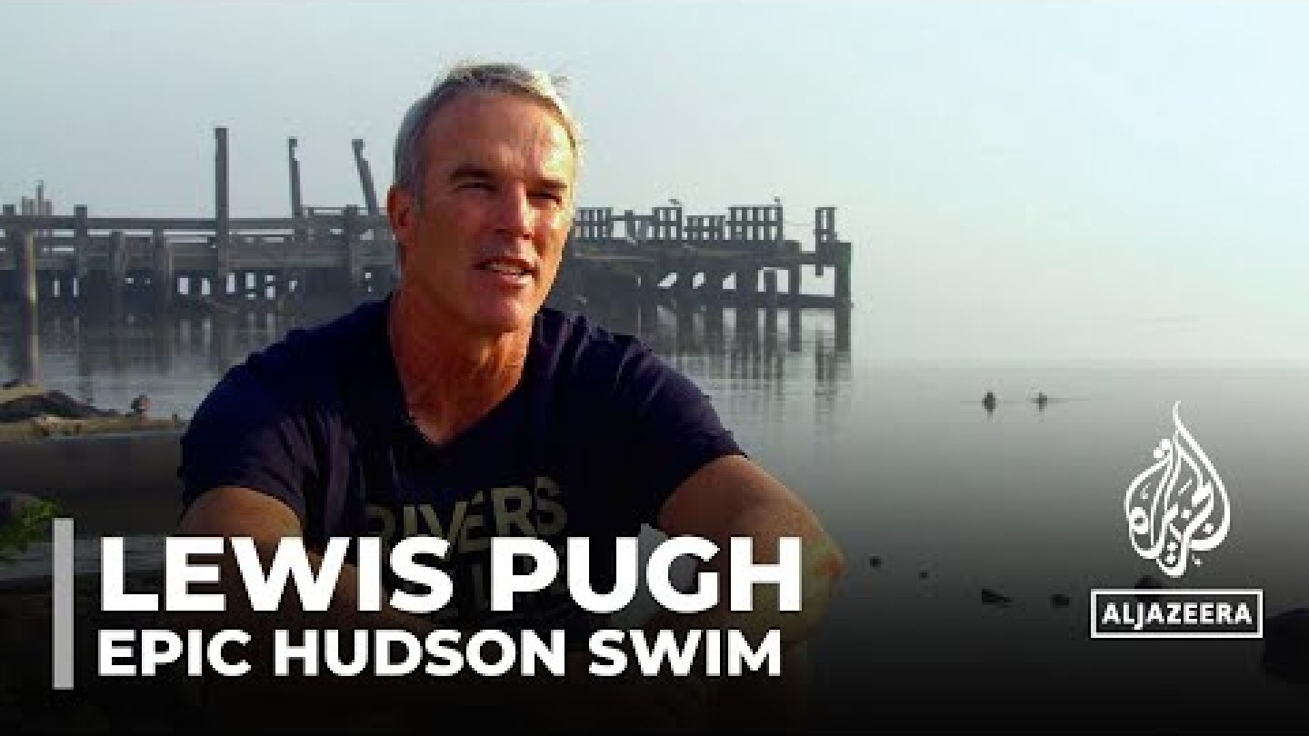 Protecting waterways: Athlete takes historic swim in the Hudson River