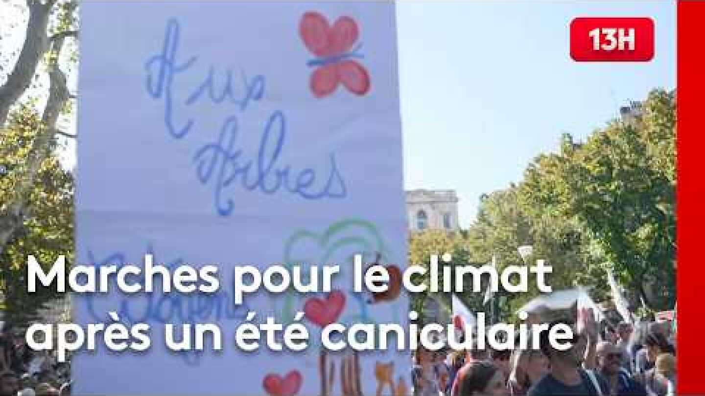 Marches pour le climat : Plus de 260 mobilisations après un été de chaleur record