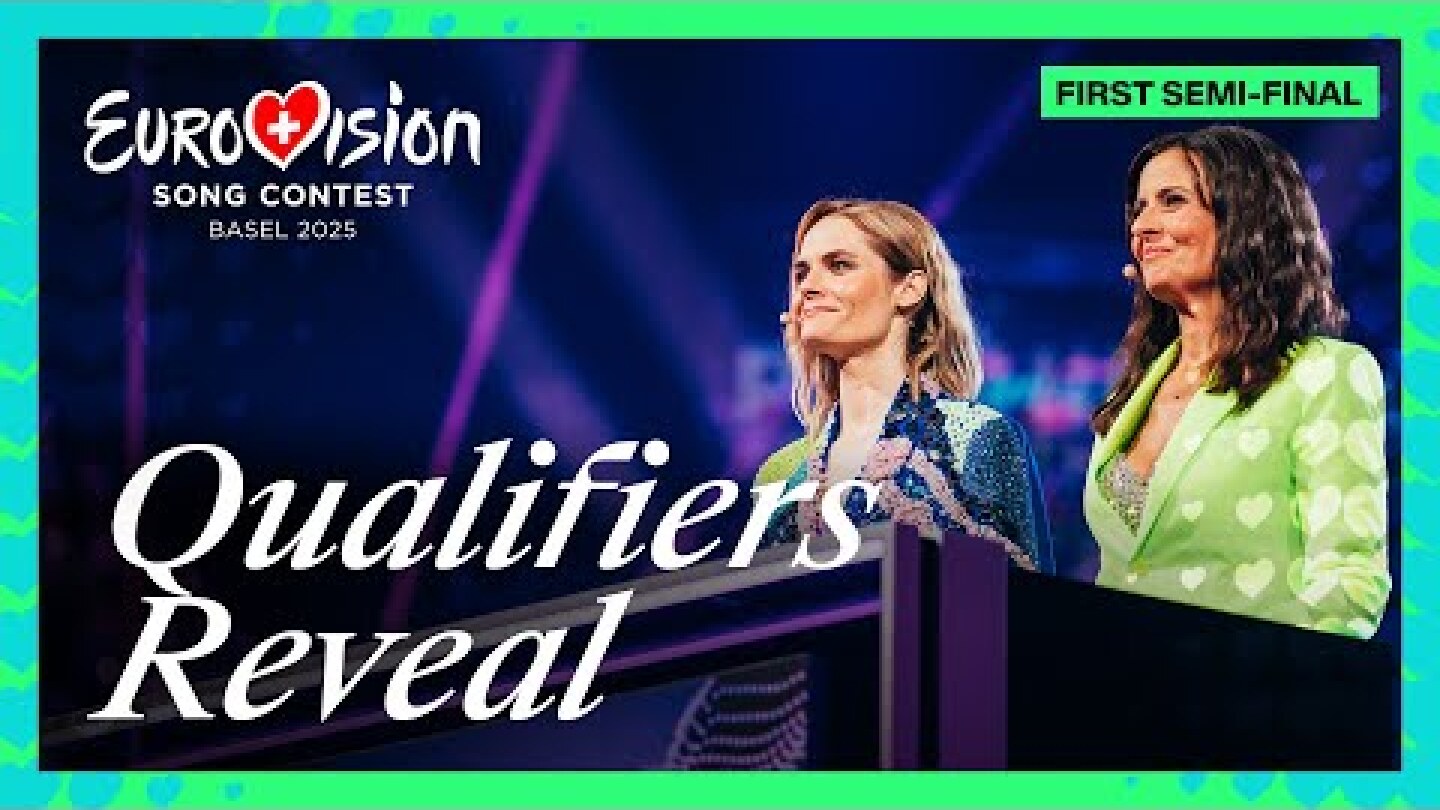 First Semi-Final qualifiers reveal | Eurovision 2025 | #UnitedByMusic ​​🇨🇭