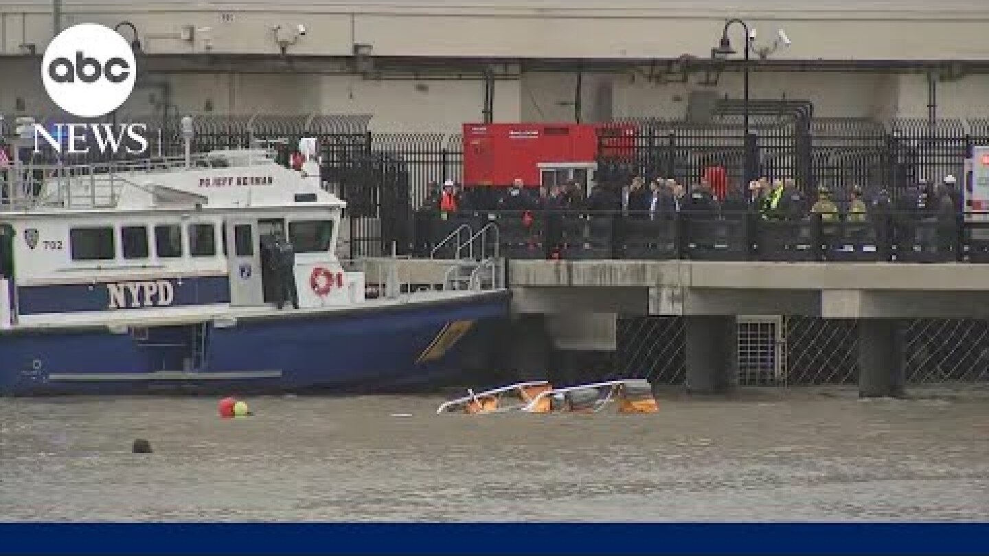 Helicopter crashes in Hudson River in New York City, all 6 on board killed, sources say