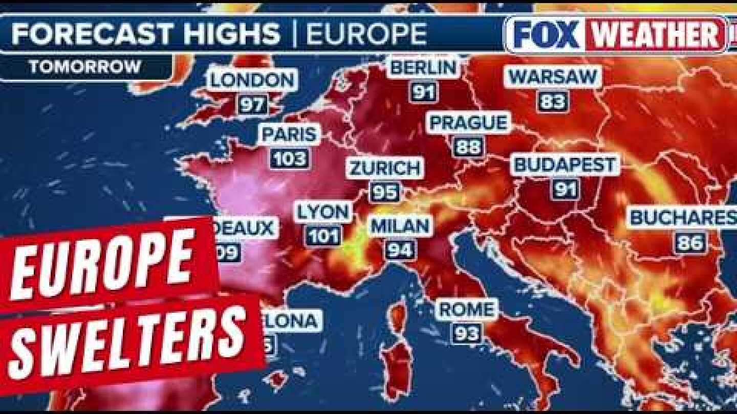 Rare 'Red Warning' Issued For London As Dangerous Heat Wave Spreads Across Europe