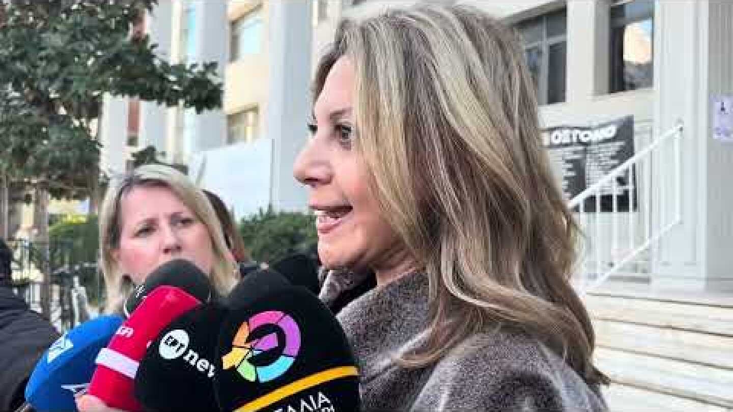 Η Μαρία Καρυστιανού για τη συνέχιση της δίκης των εξαφανισμένων βίντεο και για τις εκταφές 