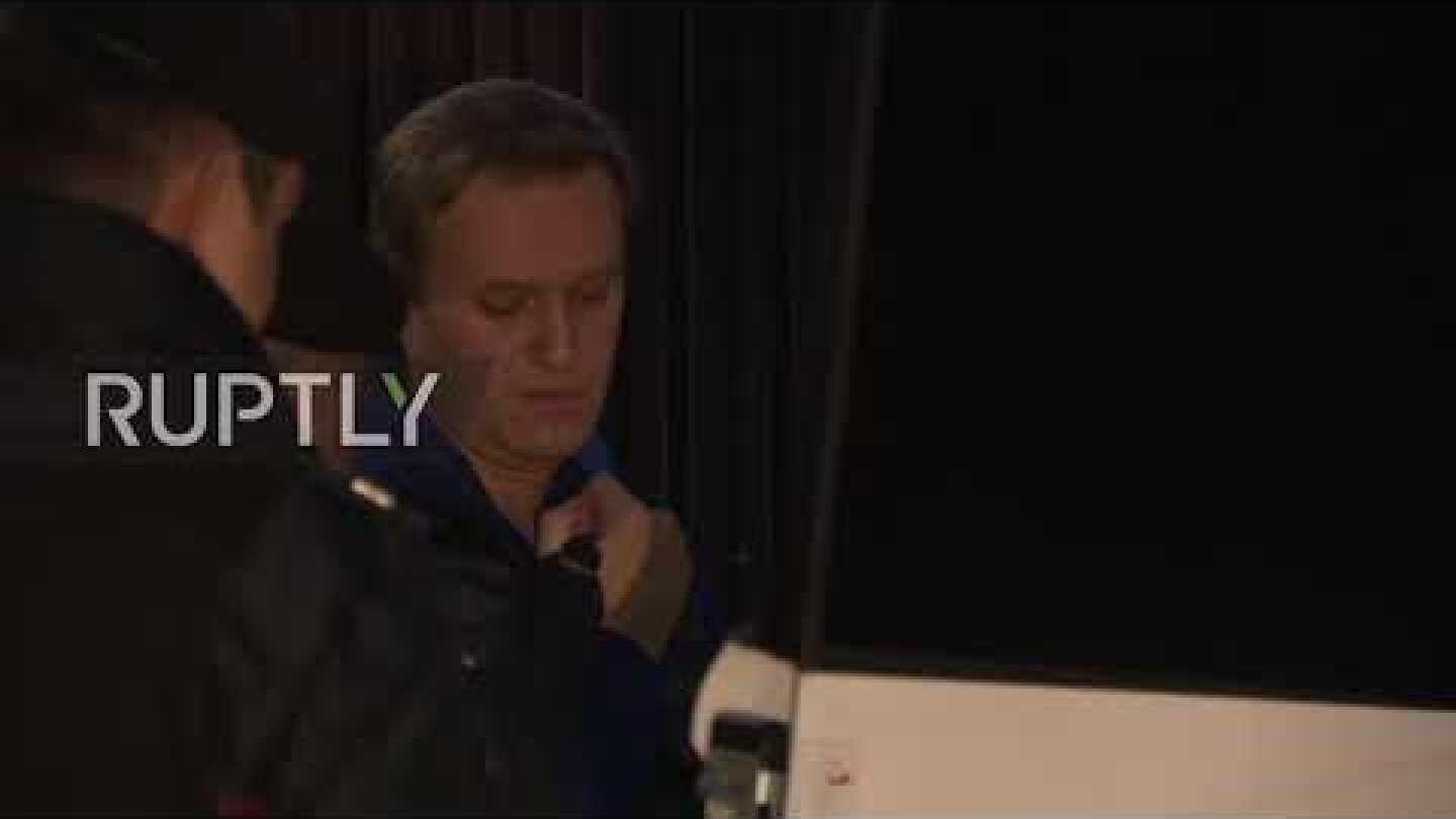 Russia: Navalny immediately detained upon release from 30-day sentence