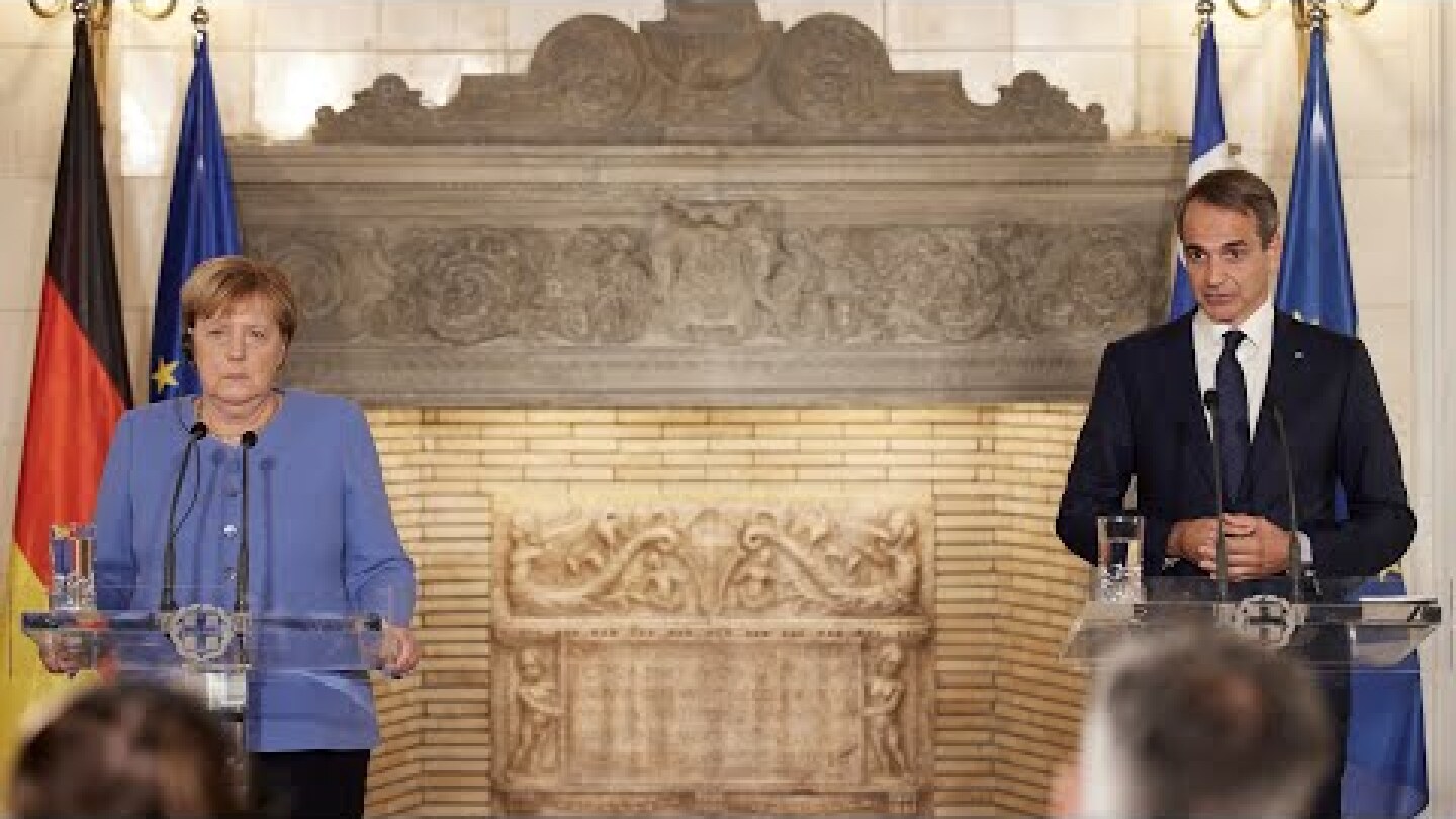 Κοινές δηλώσεις του Πρωθυπουργού Κυριάκου Μητσοτάκη με την Καγκελάριο της Γερμανίας Angela Merkel