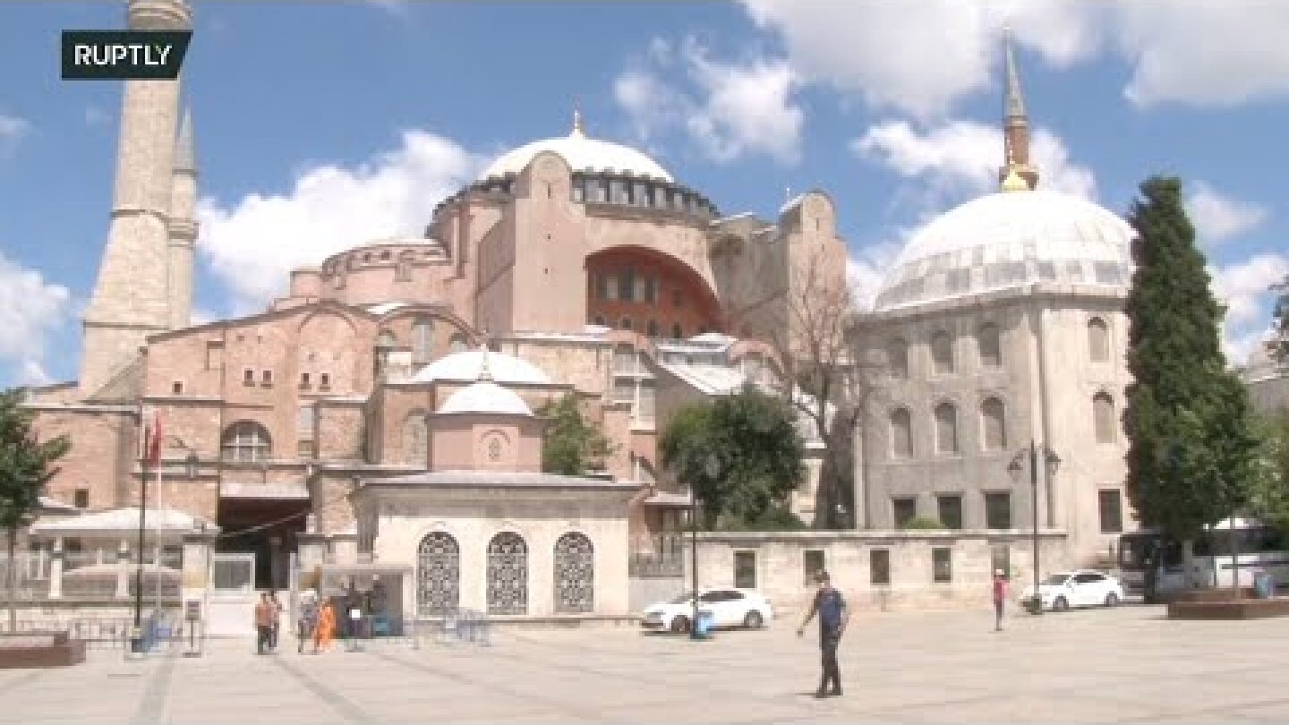 LIVE: Celebrations outside Hagia Sophia as court ruled on its conversion to mosque
