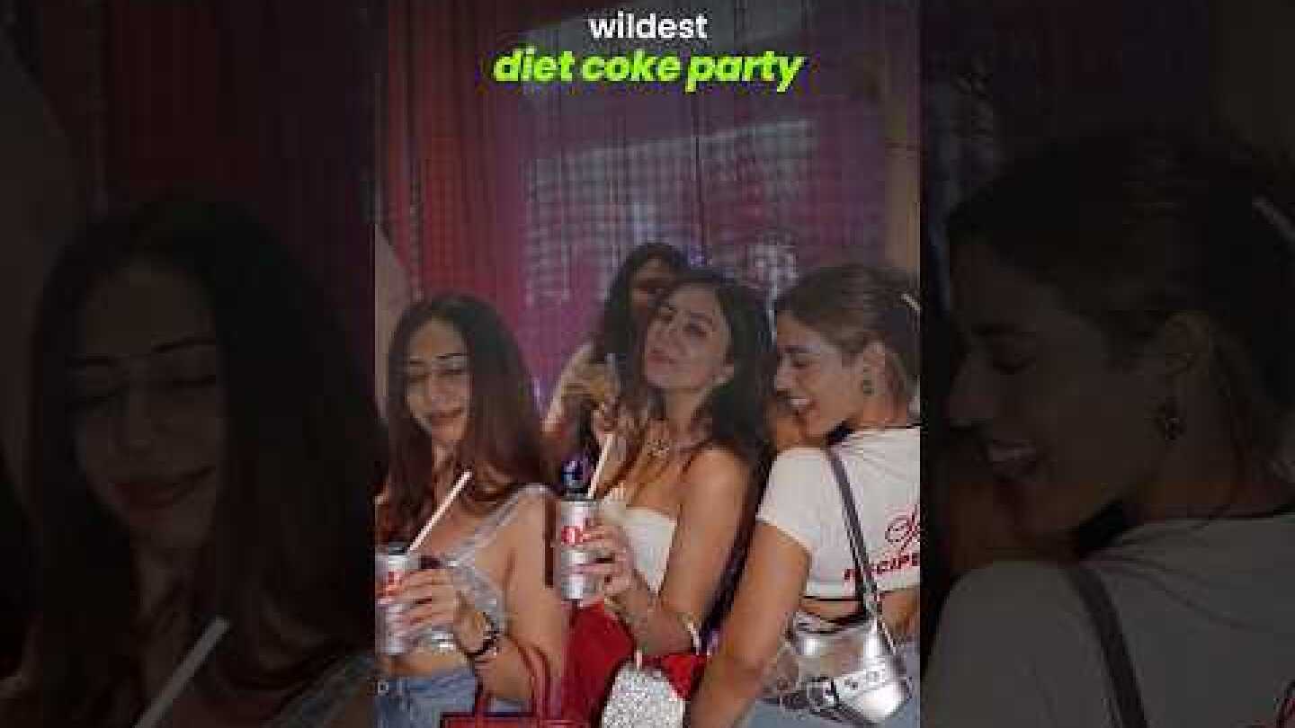 wildest diet coke party