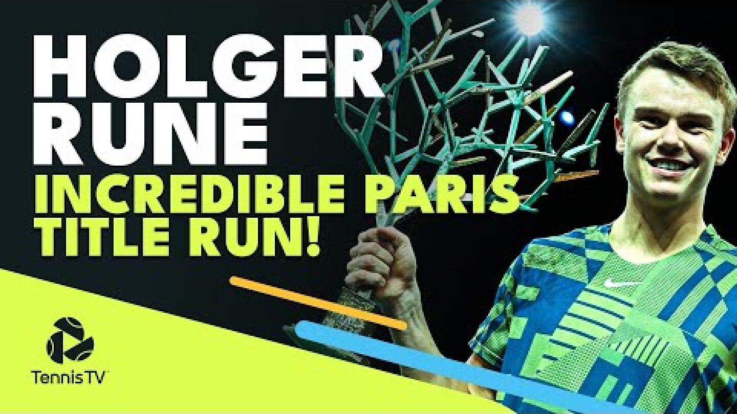 Five Top 10 Wins In-A-Row 🤯 Holger Run's INSANE Paris Title Run!