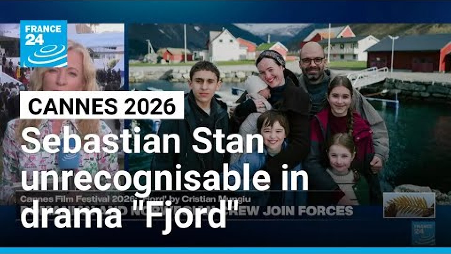 Sebastian Stan unrecognisable in Cannes drama "Fjord" • FRANCE 24 English