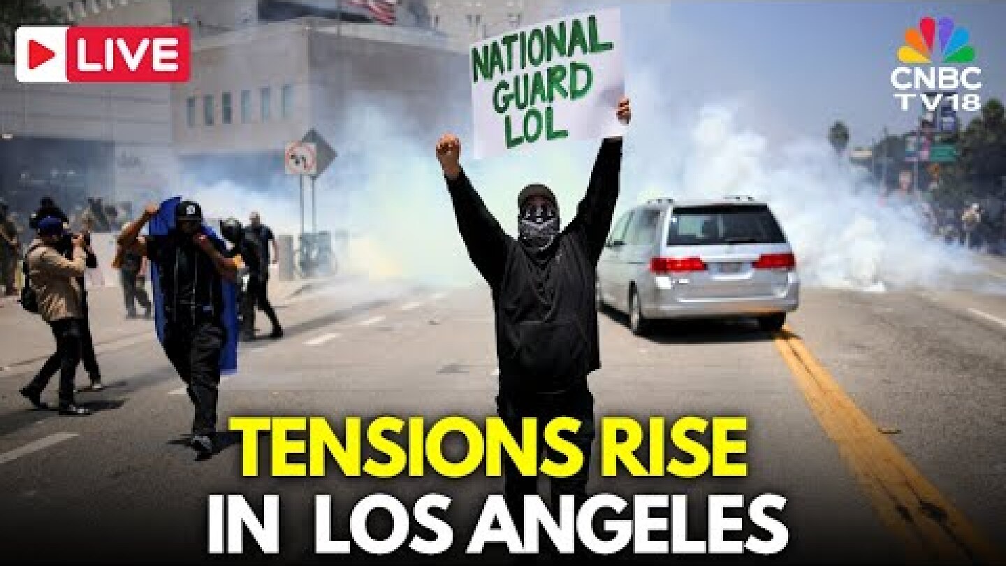 Anti ICE Protests LIVE: Protesters Clash With National Guards Outside Federal Building In LA | N 18G