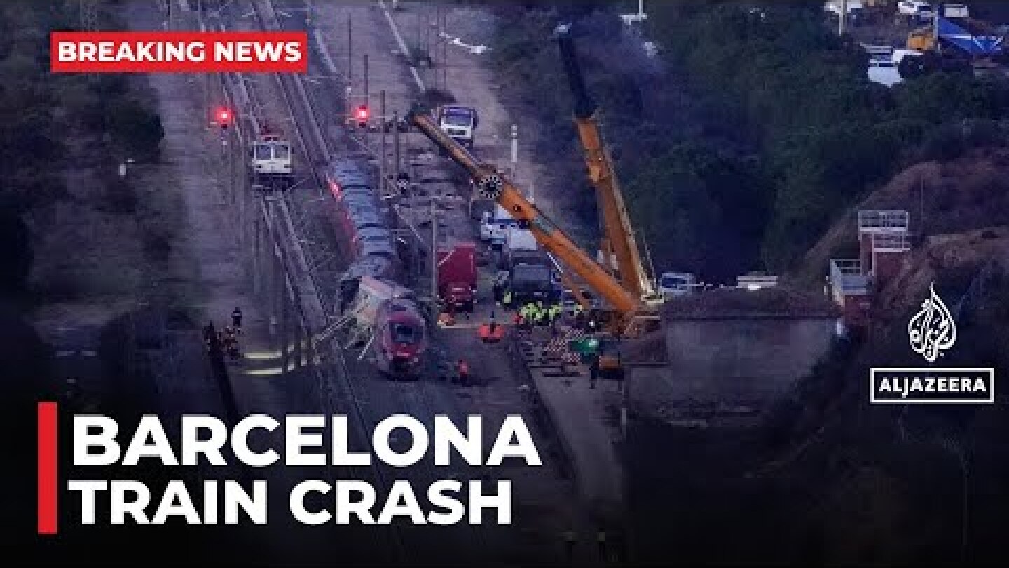 Spain train crash: Barcelona commuter train accident kills one person