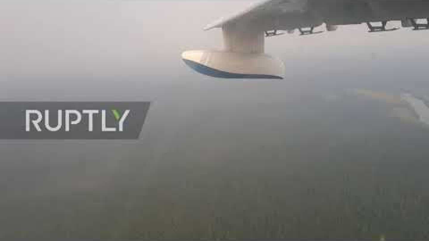 Russia: EMERCOM planes battle Siberian wildfires