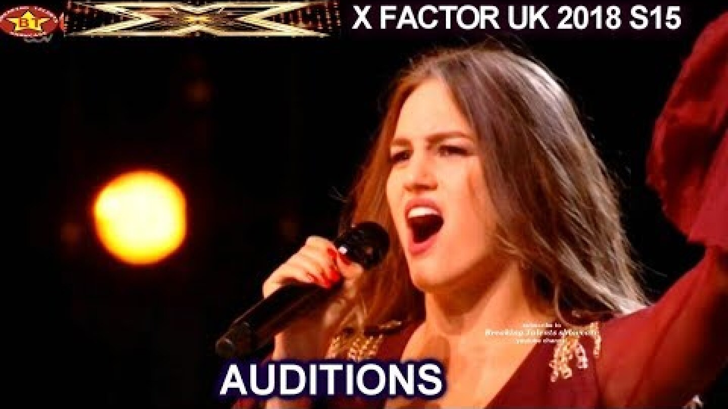 Athena Manoukian from Greece POP Star Material- Louis Tomlinson Says NO | AUDITIONS X Factor UK 2018