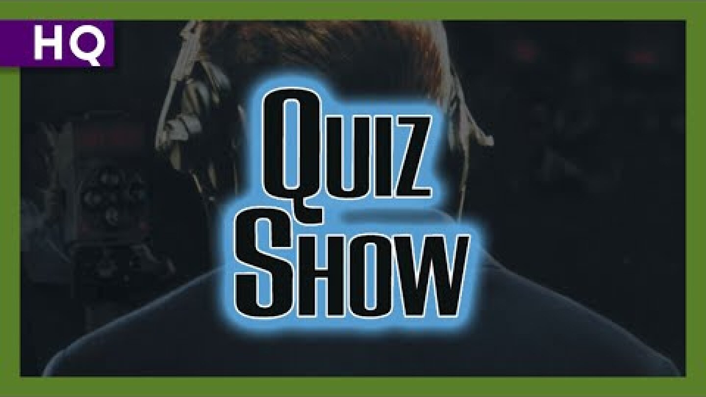 Quiz Show (1994) Trailer