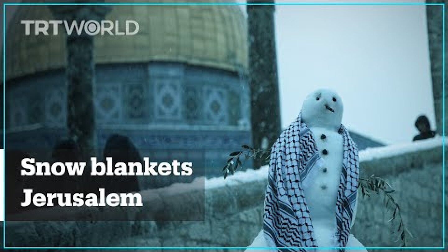 First snow in years blankets Jerusalem