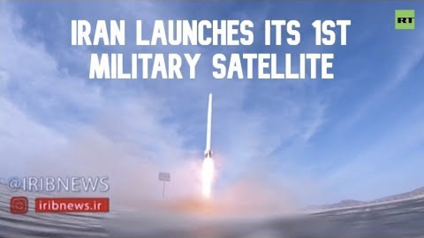 Up, up, up it goes! Iran’s IRGC launches ‘1st military satellite’ into orbit