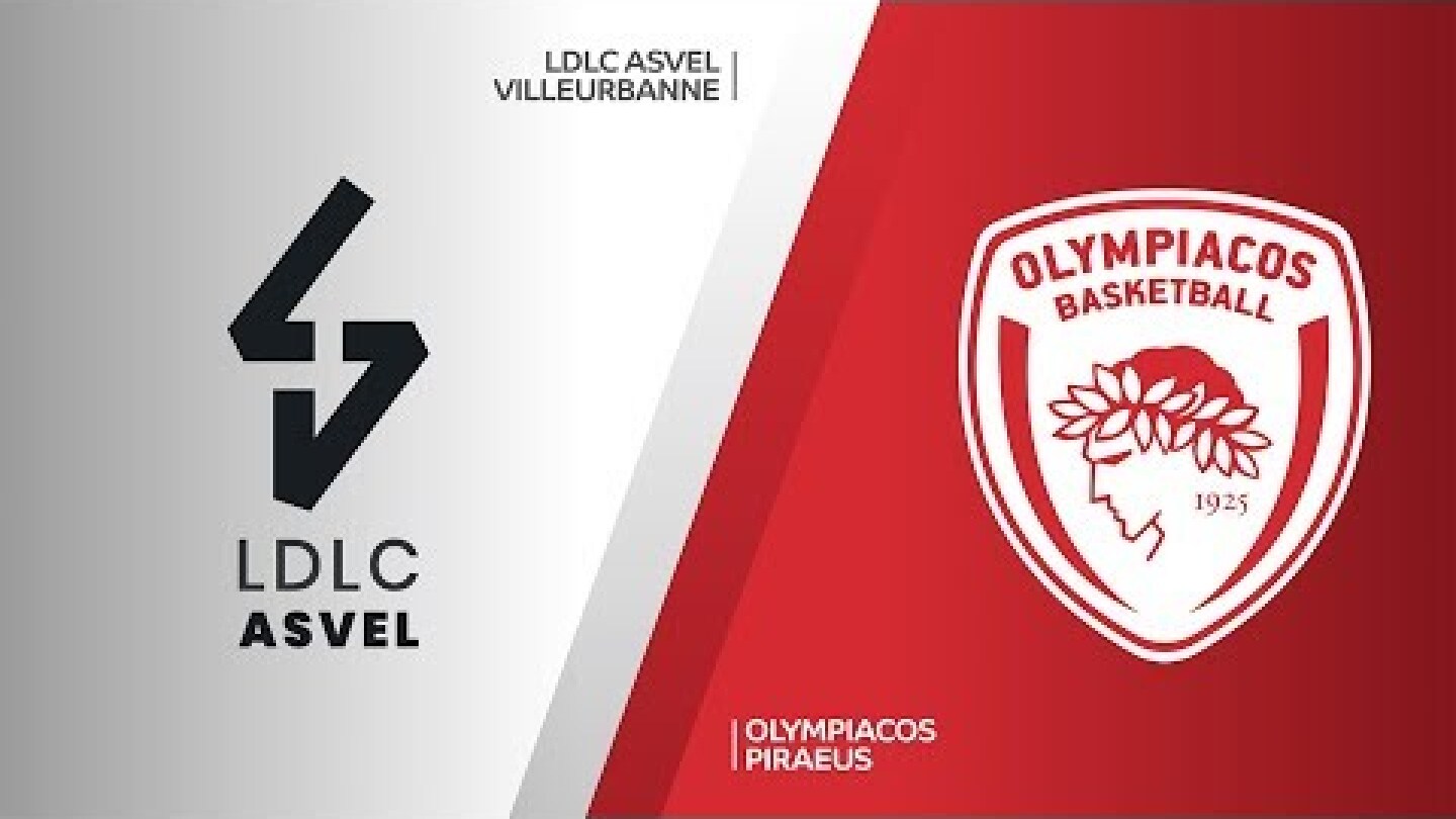 LDLC ASVEL Villeurbanne - Olympiacos Piraeus Highlights | Turkish Airlines EuroLeague, RS Round 1