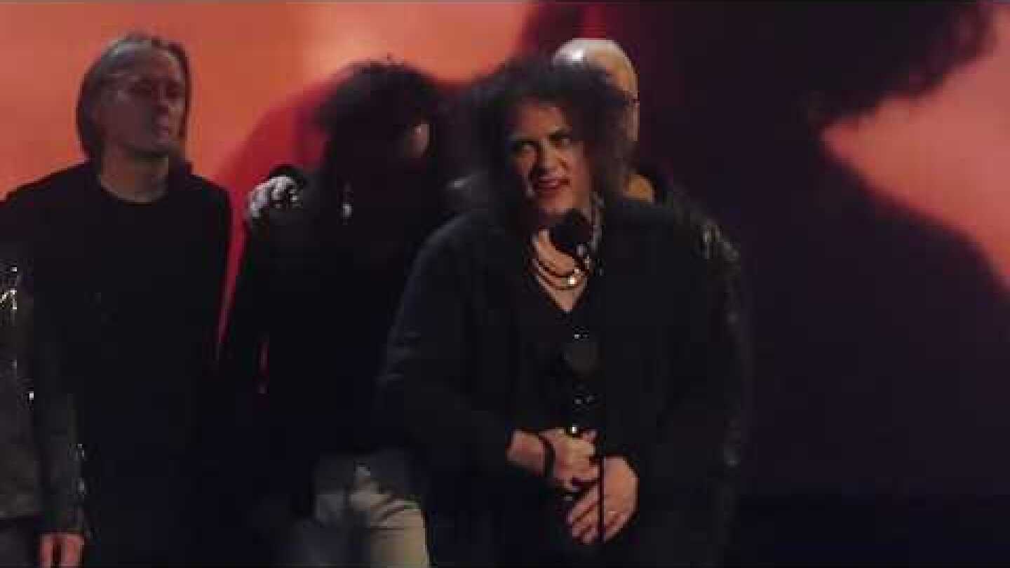"Trent Reznor Inducts Cure & Robert Smith Speech" The Cure@Barclays Brooklyn, NY 3/29/19