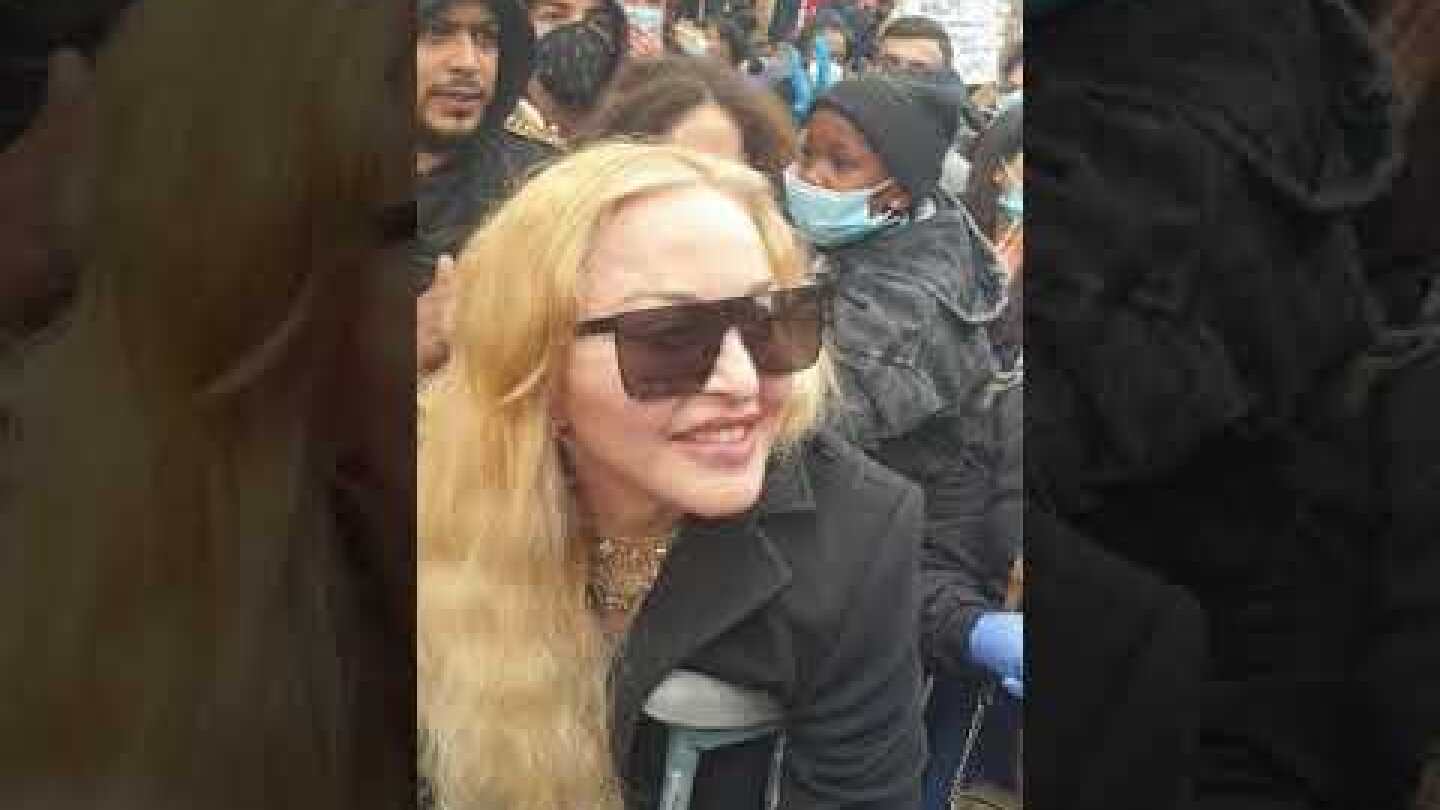 Madonna Joins Black Lives Matter Protest in Central London