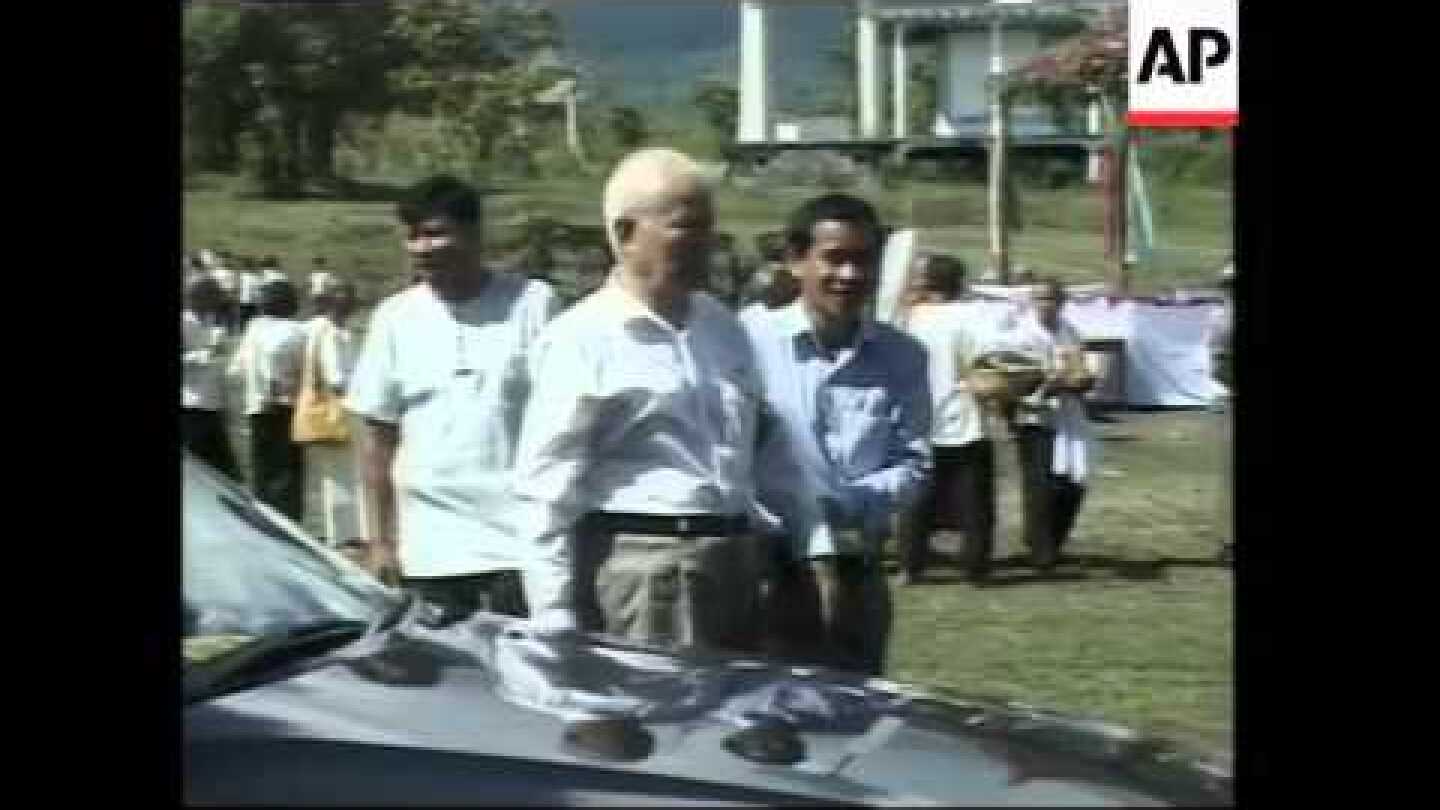 Funeral for the wife of Khmer Rouge leader Pol Pot
