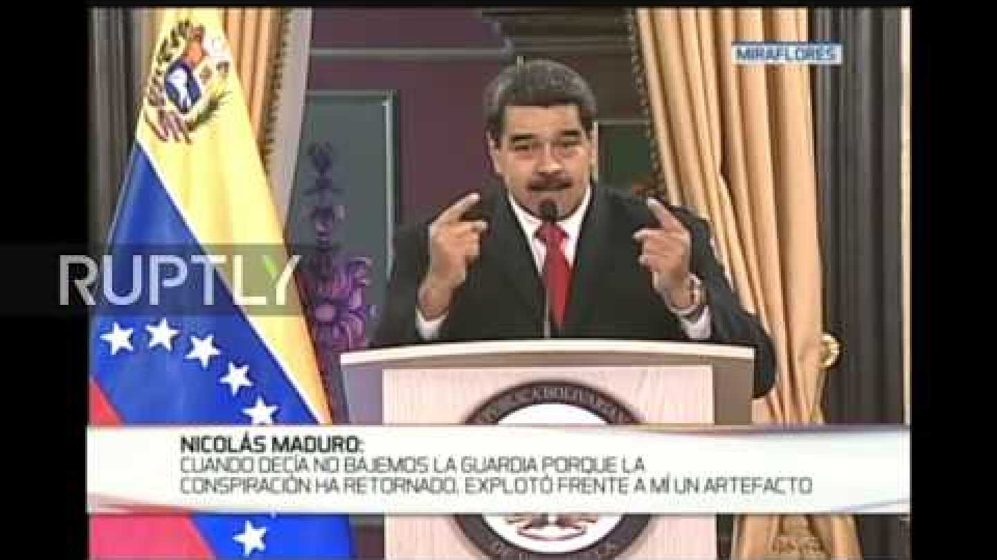 Venezuela: 'This was an attempt to kill me' - Maduro after 'assassination attempt'