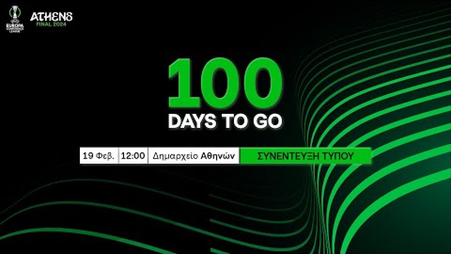 Press Conference: Europa Conference League - 100 Days to go