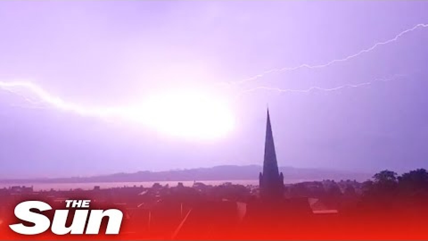 Britain battered by storms and flash floods after extreme heatwave