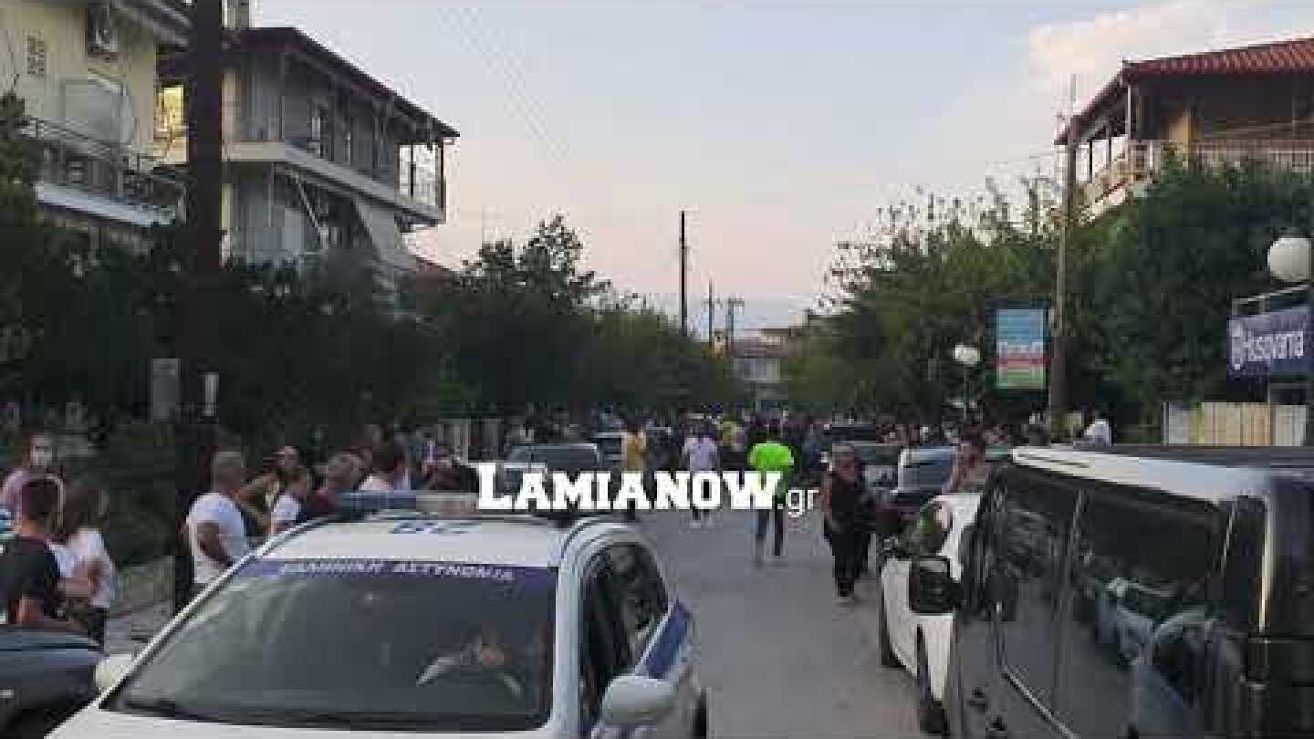 προσυγκέντρωση για κλείσιμο Εθνικής οδού στα Καμένα Βουρλα