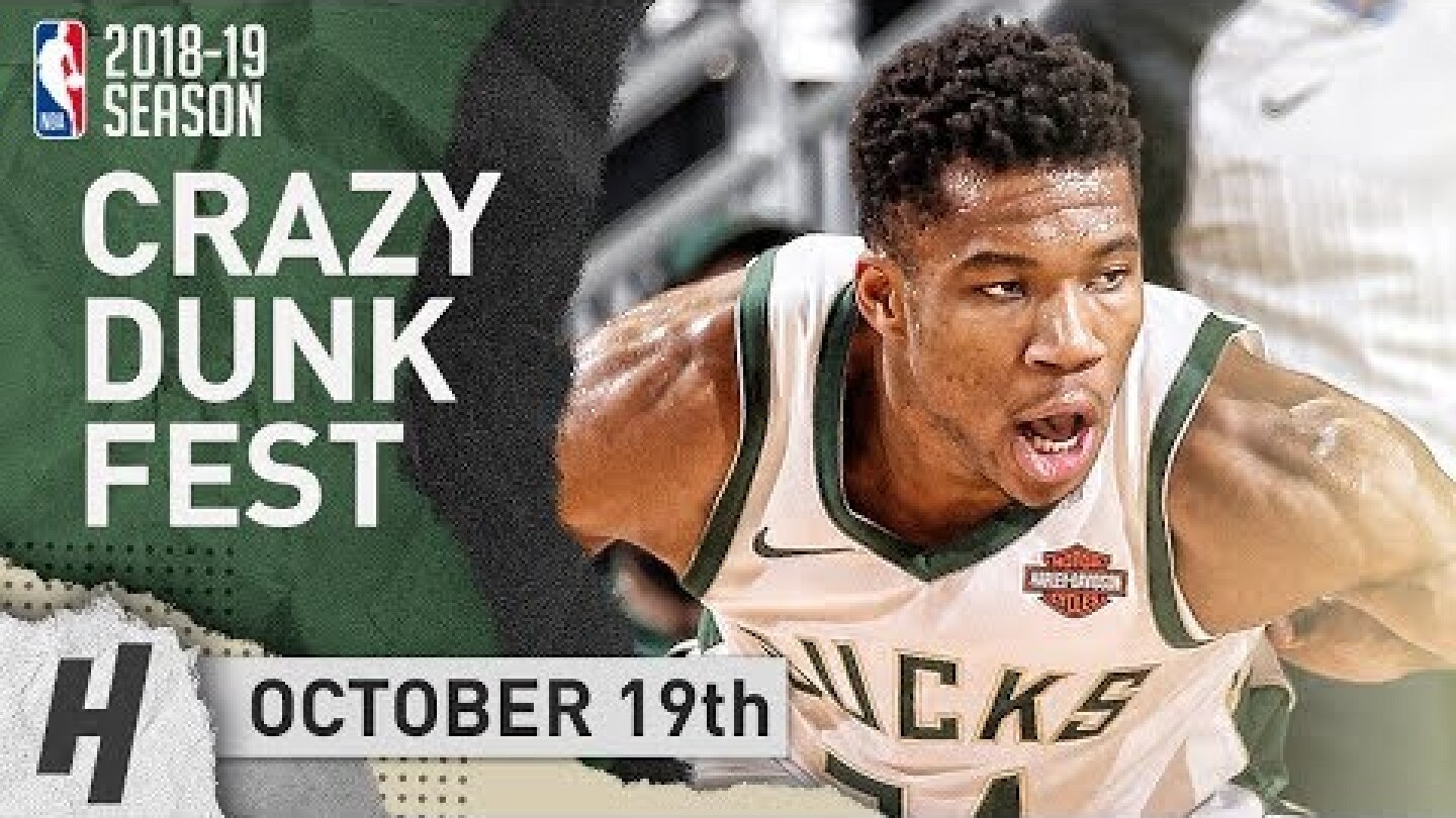 Giannis Antetokounmpo EPIC Highlights vs Pacers 2018.10.19 - 26 Pts, 15 Reb, DUNKFEST