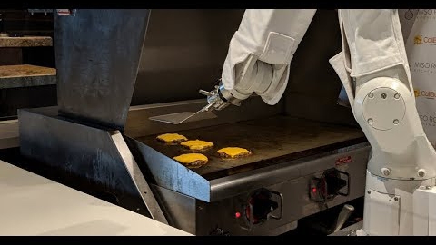 Flippy the Burger Flipping Robot at CaliBurger Pasadena