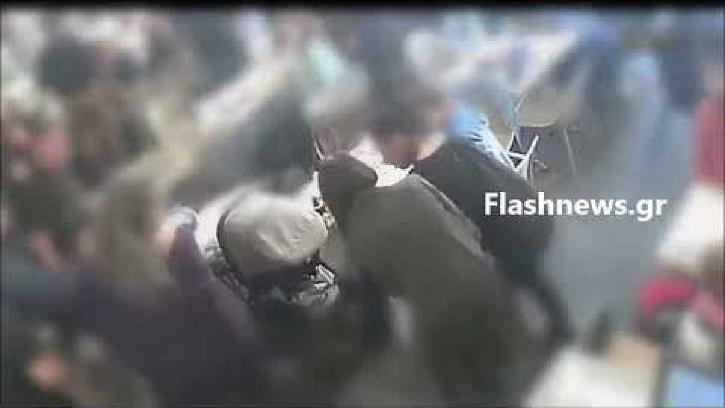 Διάσωση γυναίκας απο πνιγμό με φαγητό