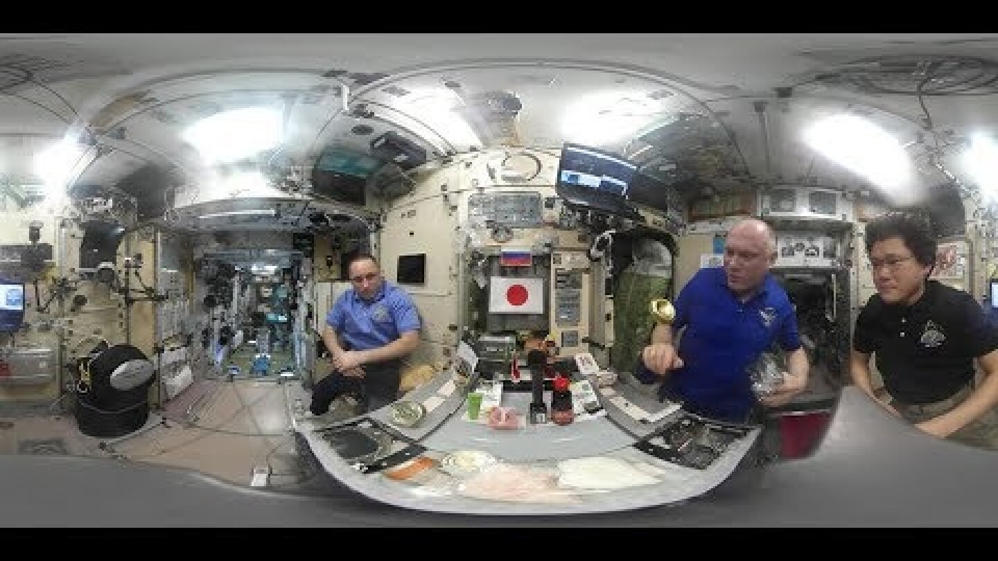 How to make sushi in zero gravity (360 video)