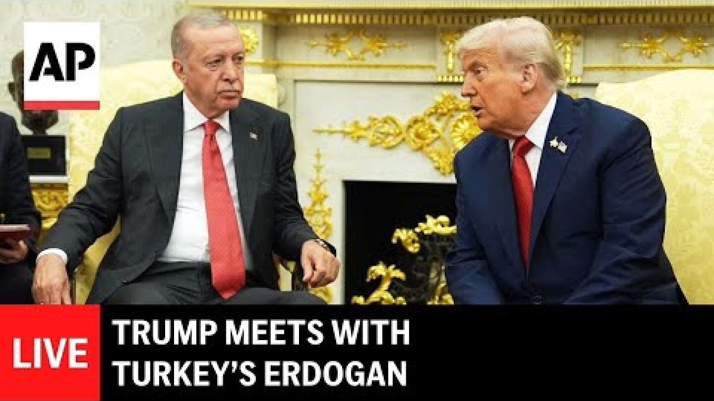 LIVE: Trump meets with Turkey’s Erdogan at the White House
