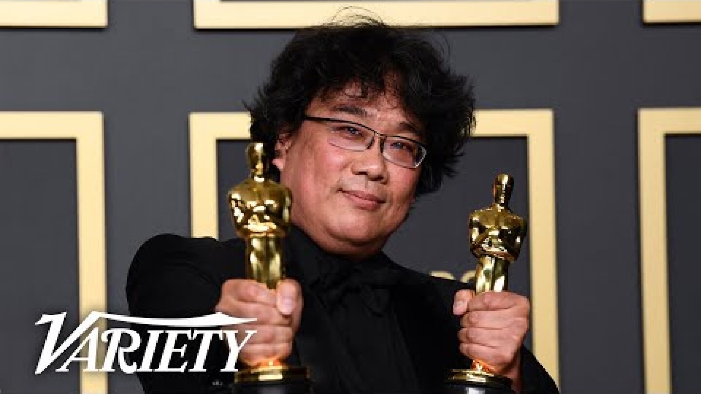 Bong Joon Ho and 'Parasite' Sweep Oscars - Full Backstage Interview
