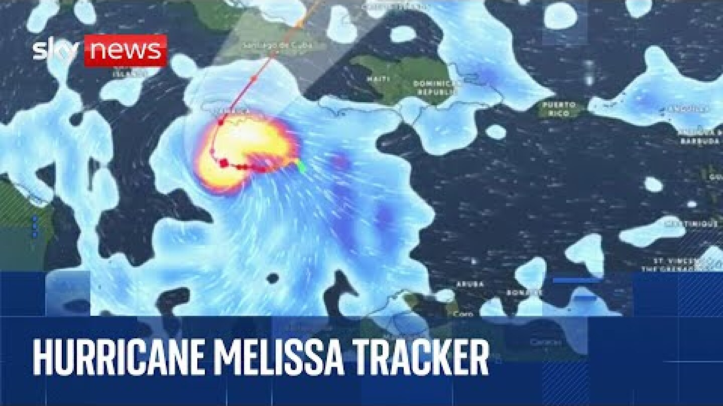 Hurricane Melissa tracker as Jamaica orders evacuations amid warning of 'catastrophic' floods