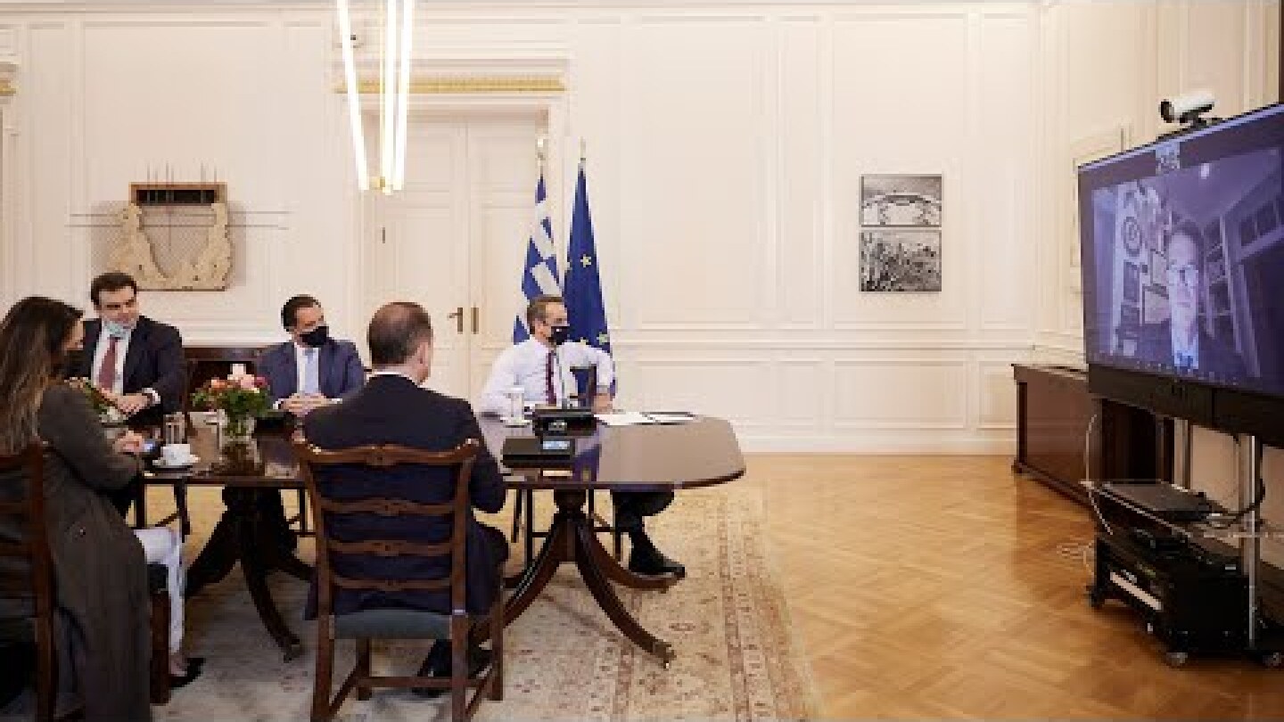 Σύσκεψη για την παρουσίαση της επένδυσης της Amazon Web Services στην Ελλάδα