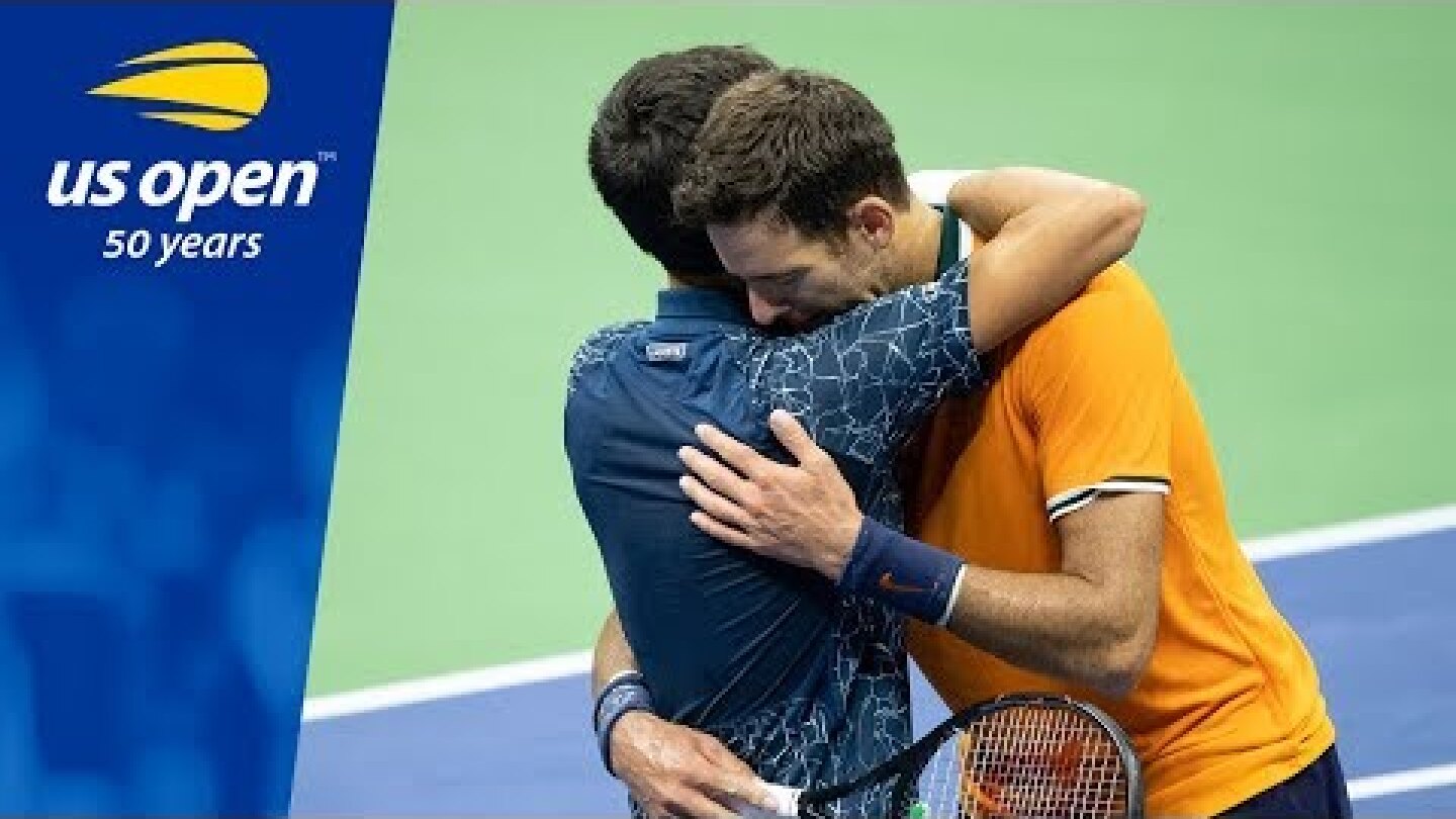 2018 US Open Championship Point: Novak Djokovic vs Juan Martin del Potro