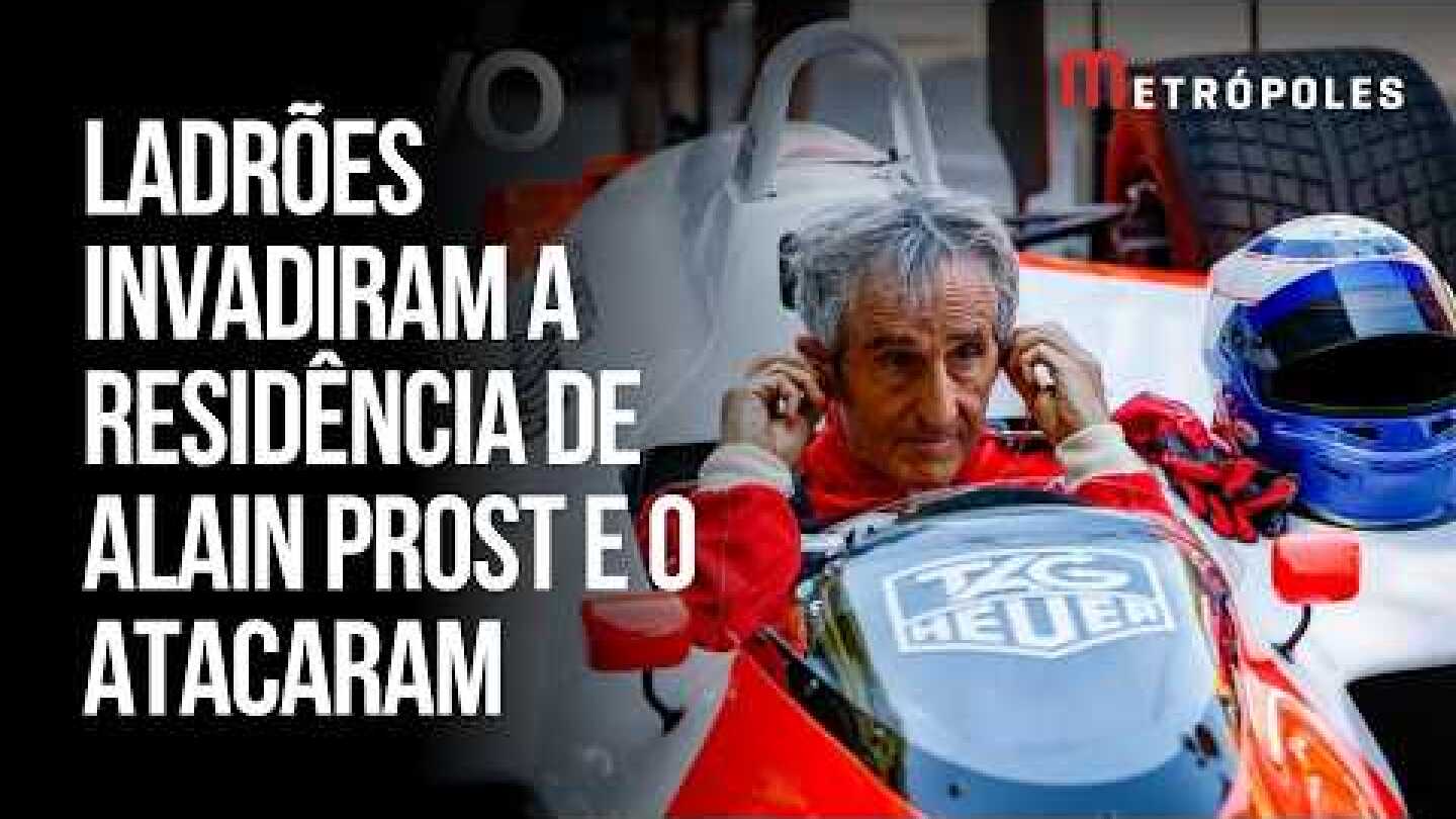 Alain Prost sofre traumatismo craniano em assalto dentro de casa