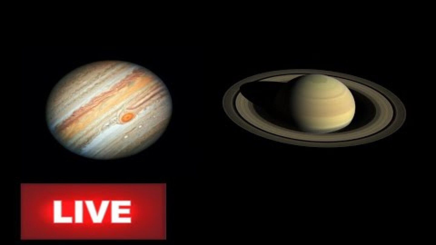 Live Stream The Great Conjunction of Jupiter and Saturn