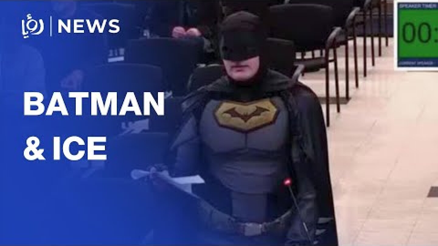 'Batman' scolds City Council for inaction on ICE concerns