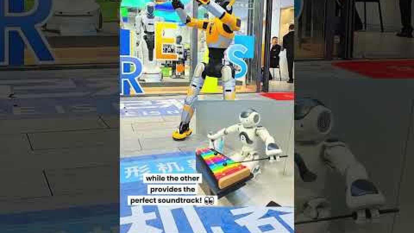 Filmed at China’s first humanoid robot 7S shop in Wuhan #robot