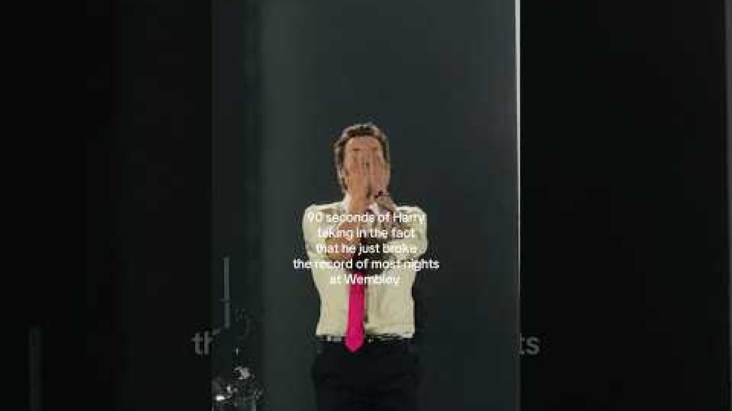 Harry Styles BREAKS the RECORD at Wembley Stadium