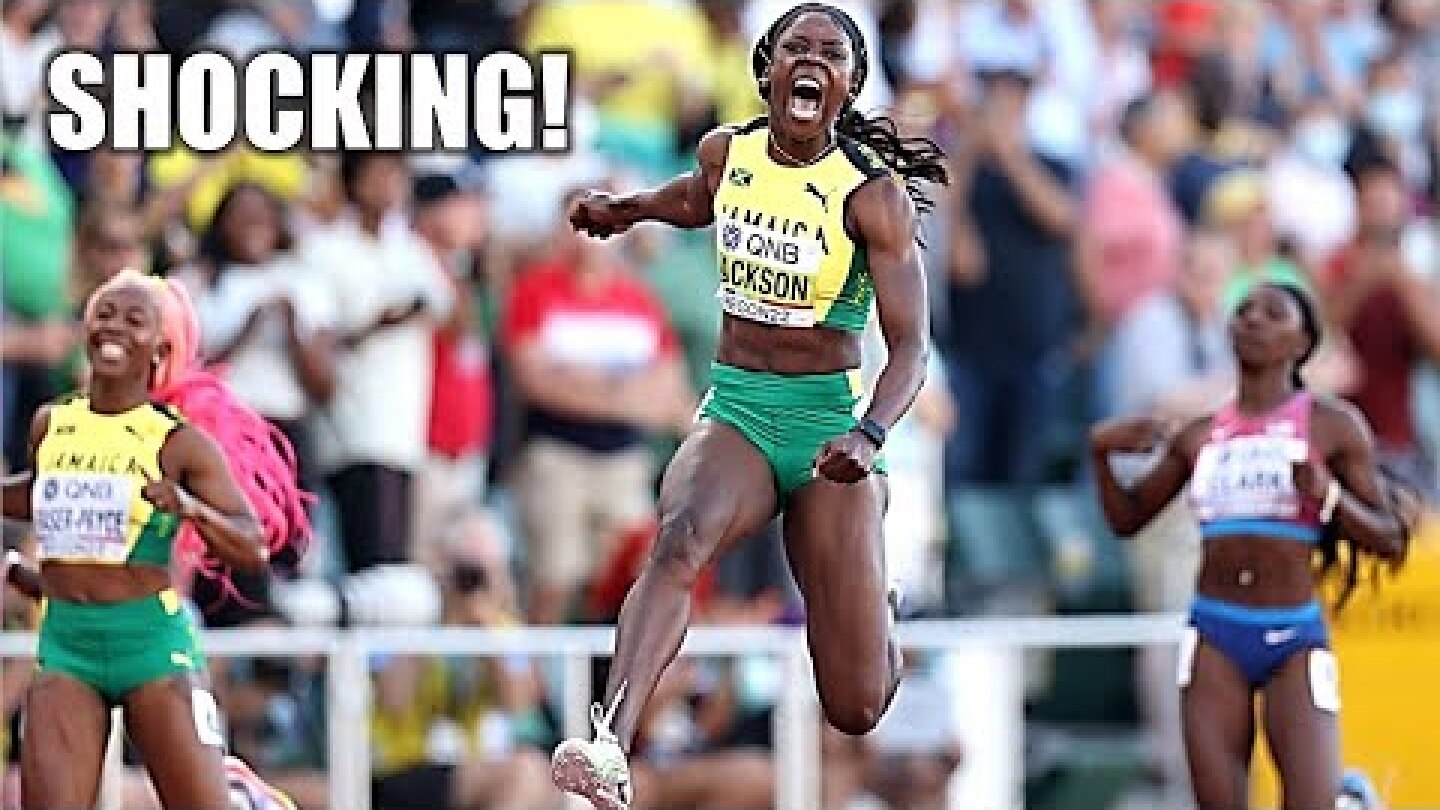 Shericka Jackson SHATTERS CHAMPIONSHIP Record In 200 Meter Finals!